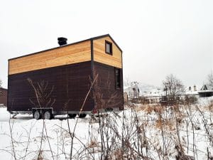 Tiny House autonome en énergie et écologique en bois : Quadrapol