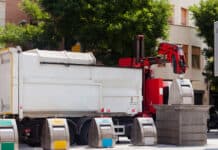 gestion des déchets avec des machines de compression
