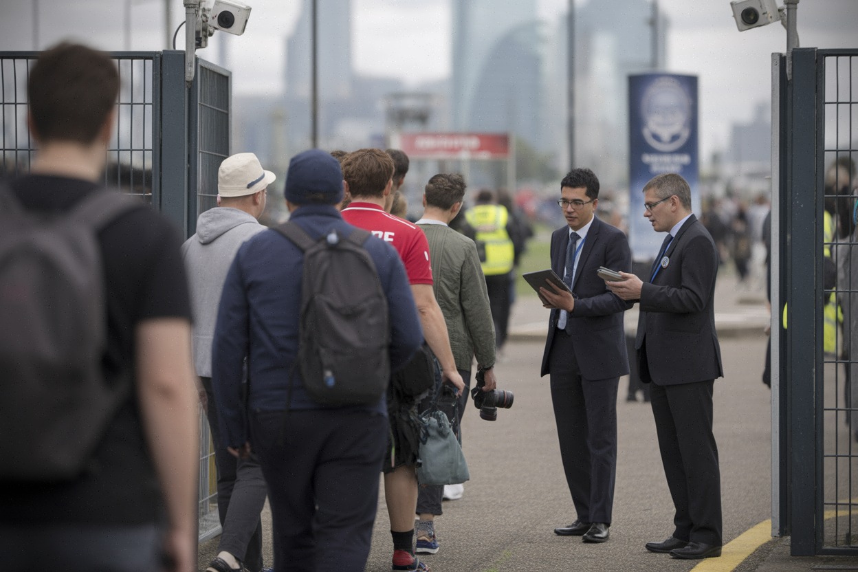 Débat sur la reconnaissance faciale dans une fan zone